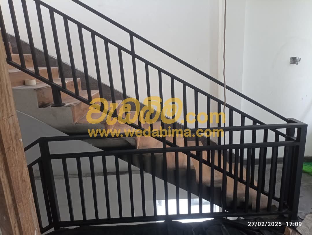 Steel Handrailing Work Sri Lanka