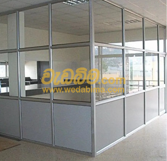 aluminium partition works in Piliyandala