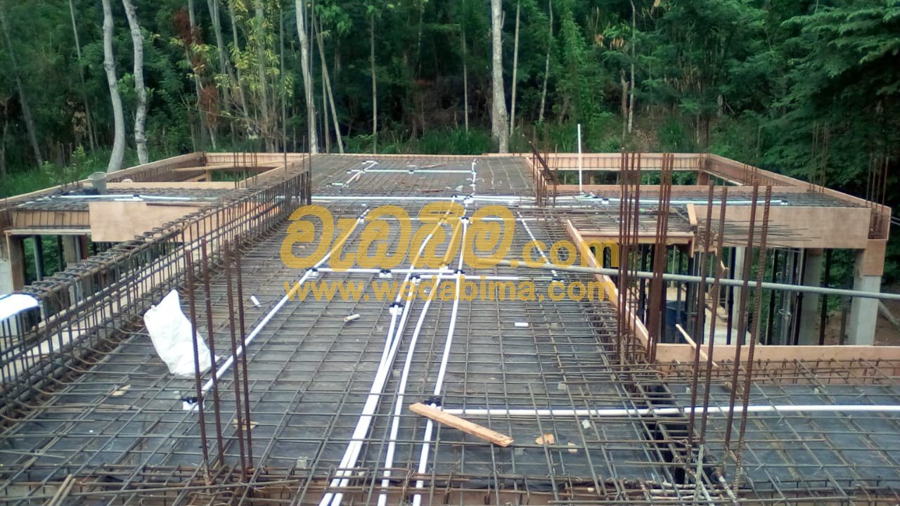 Slab Reinforcement Work In Peradeniya