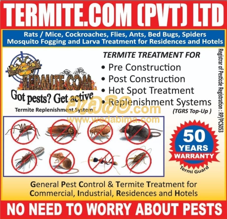 termite treatment in puttalam, kurunegala
